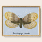 Butterfly Moth on Soft Sky Serving Tray Gallery Image 1