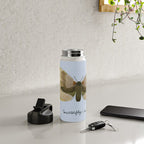 Butterfly Moth on Soft Sky Water Bottle Gallery Image 4