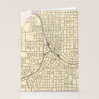 Vintage Map of Atlanta Georgia (1901) Stationery Card Gallery Image 2