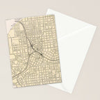 Vintage Map of Atlanta Georgia (1901) Stationery Card Gallery Image 2