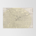 Vintage Map of Atlanta Georgia (1901) Rug Gallery Image 2