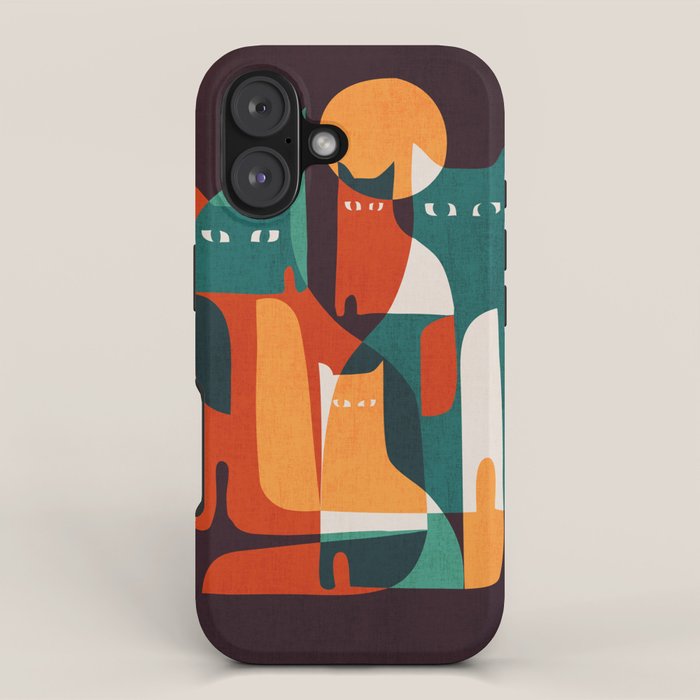 Cat Family iPhone Case Gallery Image 1