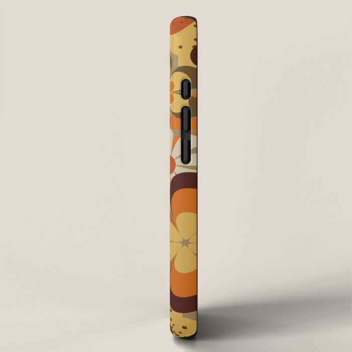 70's Floral Prints, Retro Art iPhone Case Gallery Image 2