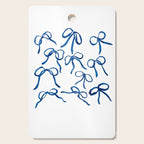 Indigo Bows - Frankie Blue Cutting Board Gallery Image 1