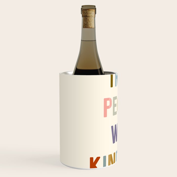 Treat People With Kindness Wine Chiller Gallery Image 2