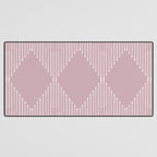 Geo (Linen Lilac) Desk Mat Gallery Image 3