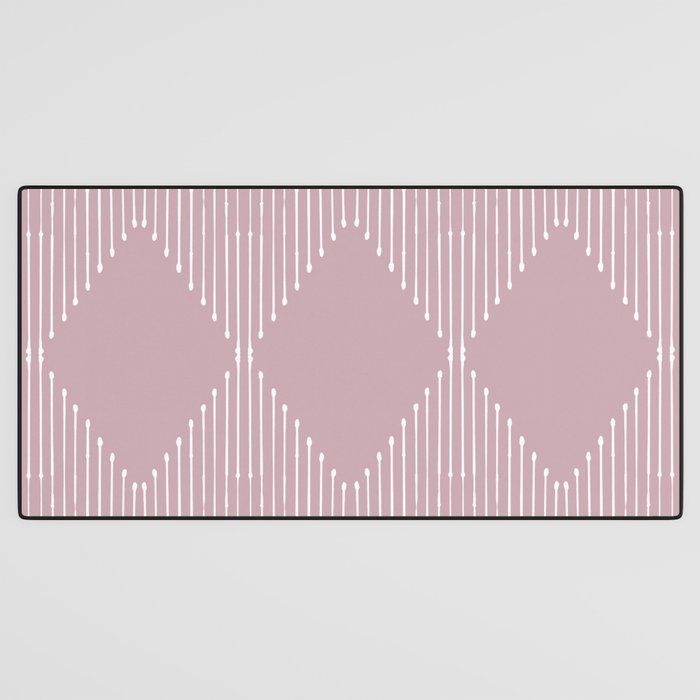 Geo (Linen Lilac) Desk Mat Gallery Image 3