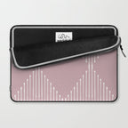 Geo (Linen Lilac) Laptop Sleeve Gallery Image 2