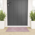 Geo (Linen Lilac) Welcome Mat Gallery Image 3