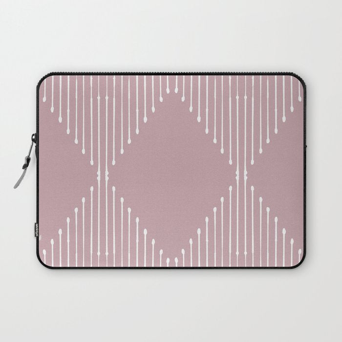 Geo (Linen Lilac) Laptop Sleeve Gallery Image 1