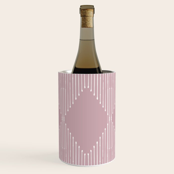 Geo (Linen Lilac) Wine Chiller Gallery Image 1