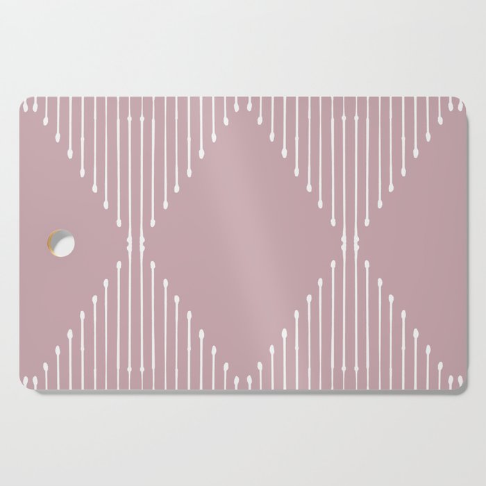 Geo (Linen Lilac) Cutting Board Gallery Image 1