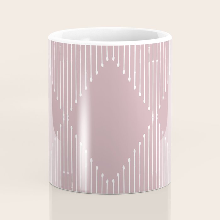 Geo (Linen Lilac) Coffee Mug Gallery Image 4