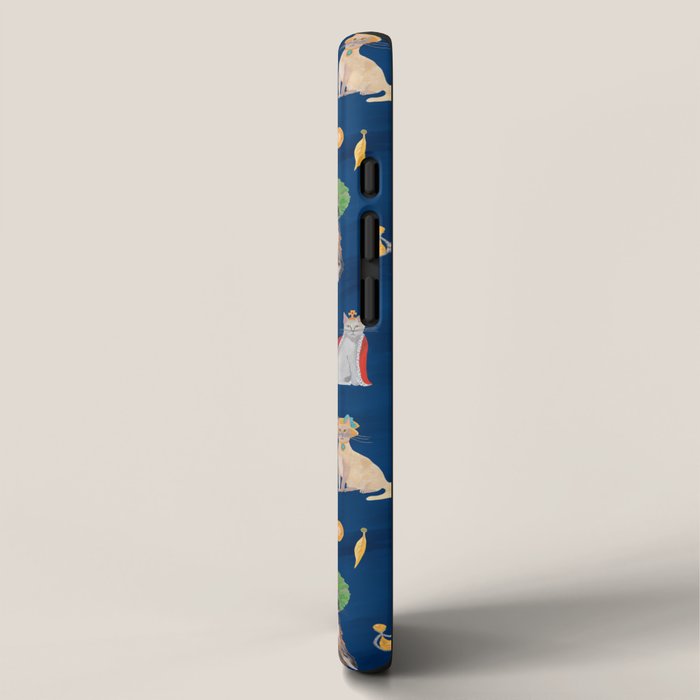 Cat Queens (Blue) iPhone Case Gallery Image 2