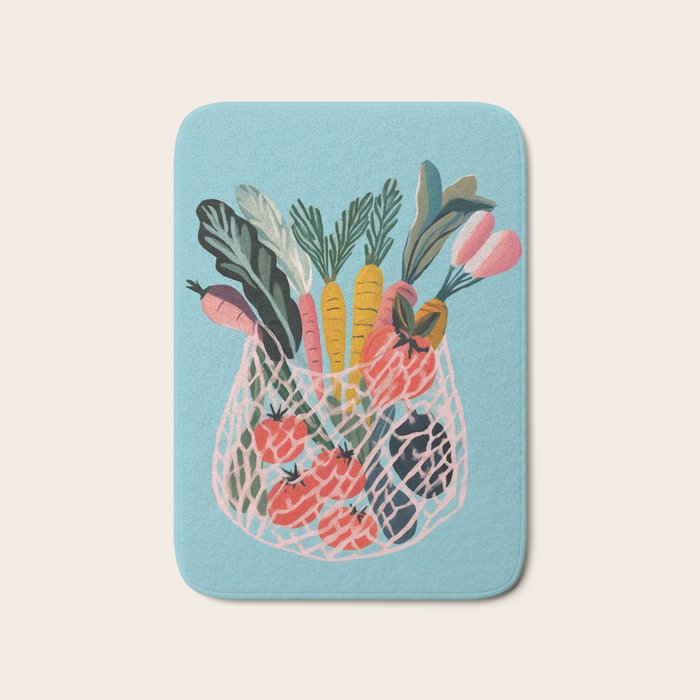 Market Morning Bath Mat Gallery Image 1