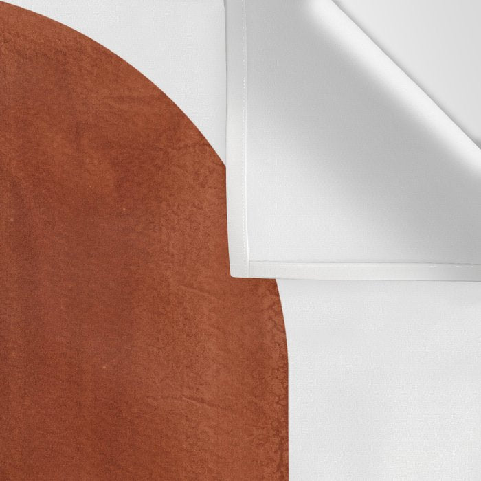 TERRACOTTA NIGHT, abstract landscape, moon and desert Wall Tapestry Gallery Image 3