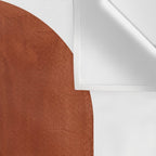 TERRACOTTA NIGHT, abstract landscape, moon and desert Wall Tapestry Gallery Image 3