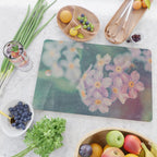 Blue Forget Me Not Botanical Study Cutting Board Gallery Image 2