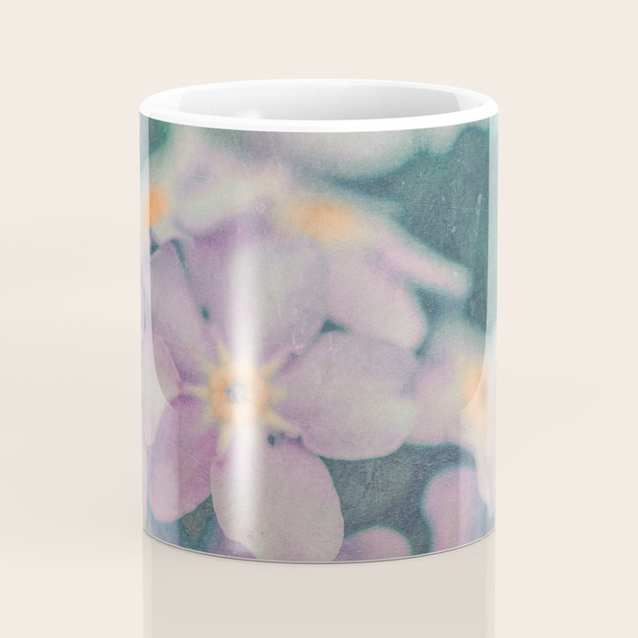 Blue Forget Me Not Botanical Study Coffee Mug Gallery Image 4