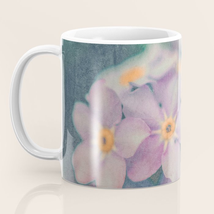 Blue Forget Me Not Botanical Study Coffee Mug Gallery Image 3