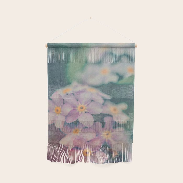 Blue Forget Me Not Botanical Study Wall Hanging Gallery Image 1