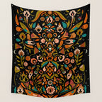 Botanical Print Wall Tapestry Gallery Image 4