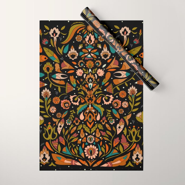 Botanical Print Wrapping Paper Gallery Image 1