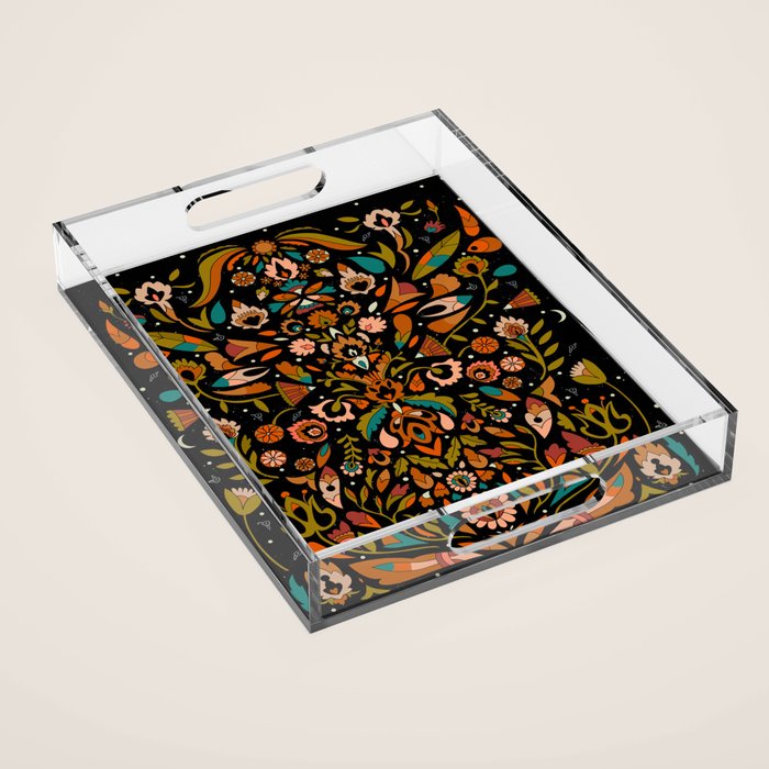 Botanical Print Acrylic Tray Gallery Image 1