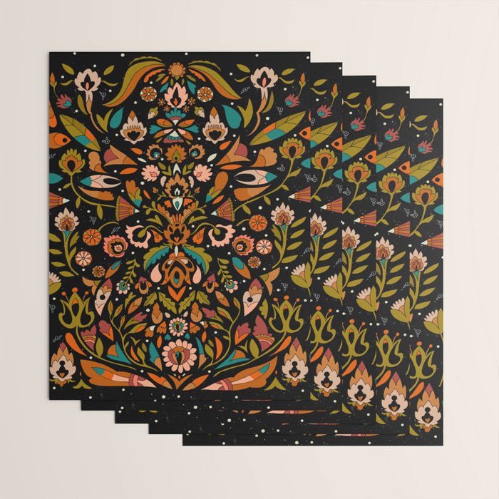 Botanical Print Wrapping Paper Gallery Image 3