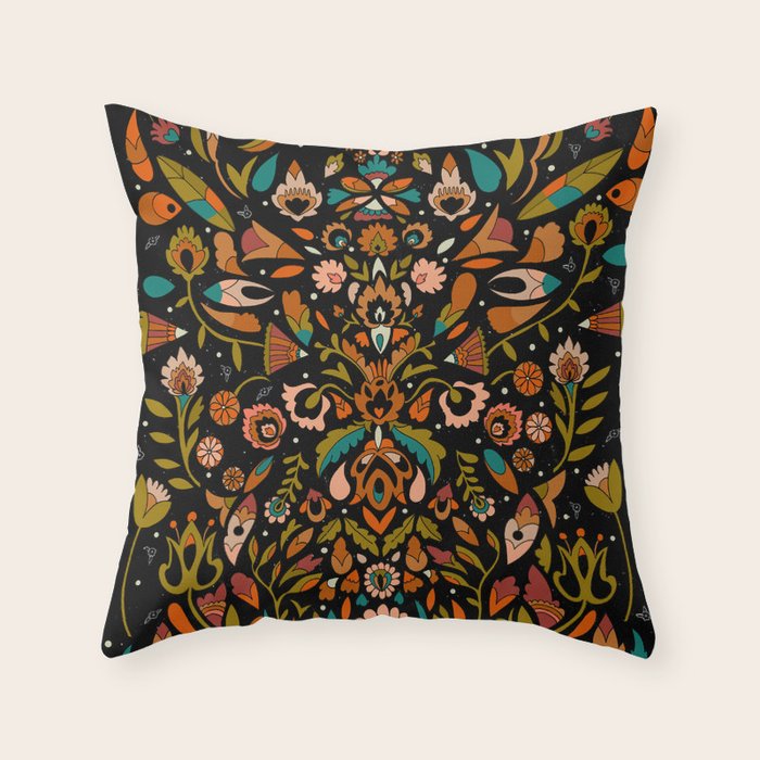 Botanical Print Throw Pillow Gallery Image 6