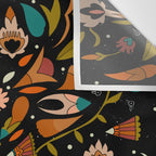 Botanical Print Wall Tapestry Gallery Image 3