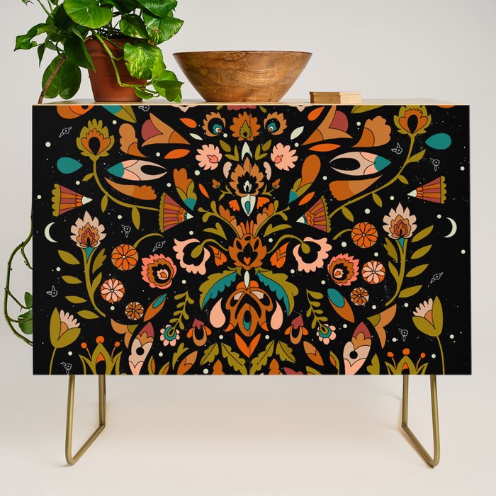 Botanical Print Credenza Gallery Image 1