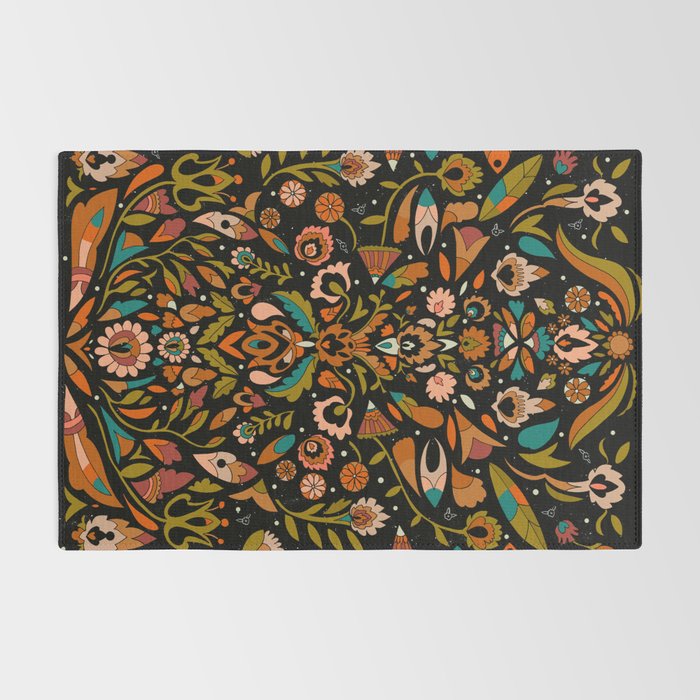 Botanical Print Rug Gallery Image 2