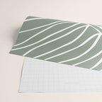 Minimalist, Tropical Leaf, Green, Boho Wall Art Wrapping Paper Gallery Image 2