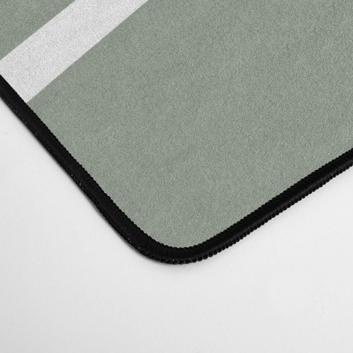 Minimalist, Tropical Leaf, Green, Boho Wall Art Desk Mat Gallery Image 4