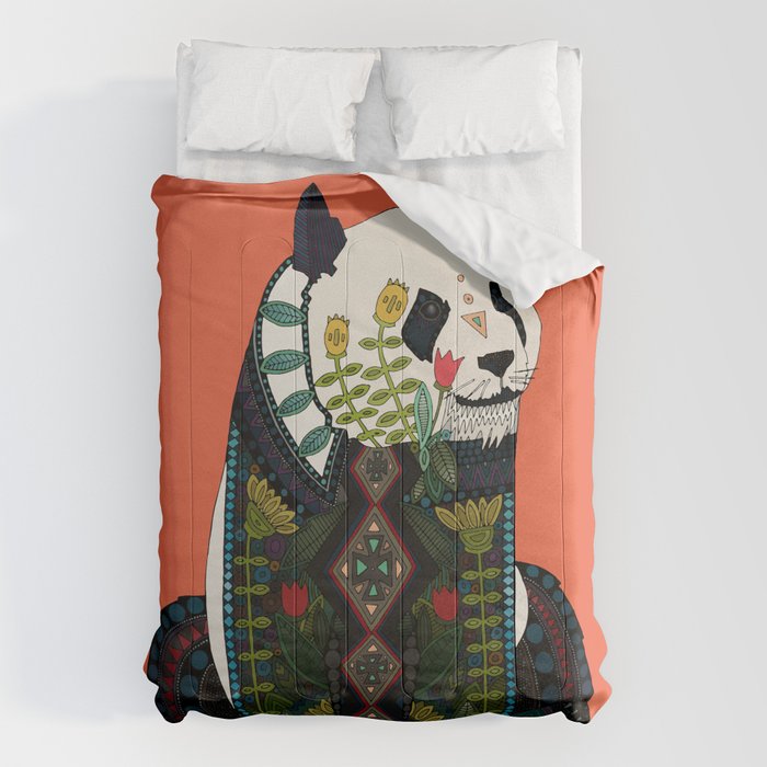 panda orange Comforter Gallery Image 1