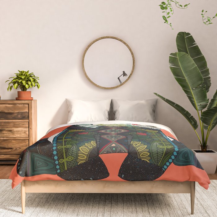 panda orange Comforter Gallery Image 3