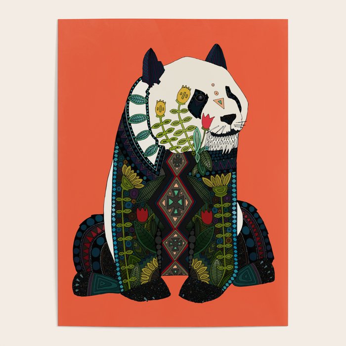 panda orange Poster Gallery Image 4