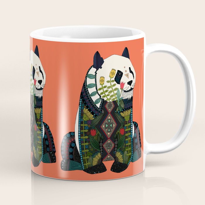 panda orange Coffee Mug Gallery Image 1