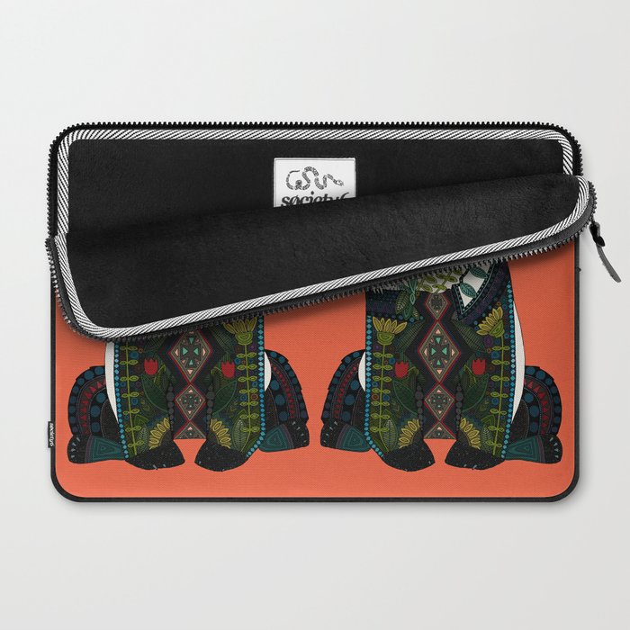 panda orange Laptop Sleeve Gallery Image 2