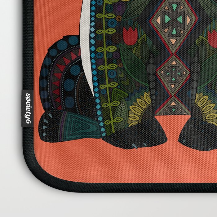 panda orange Laptop Sleeve Gallery Image 3