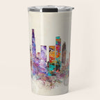 los angeles california skyline Travel Mug Gallery Image 1