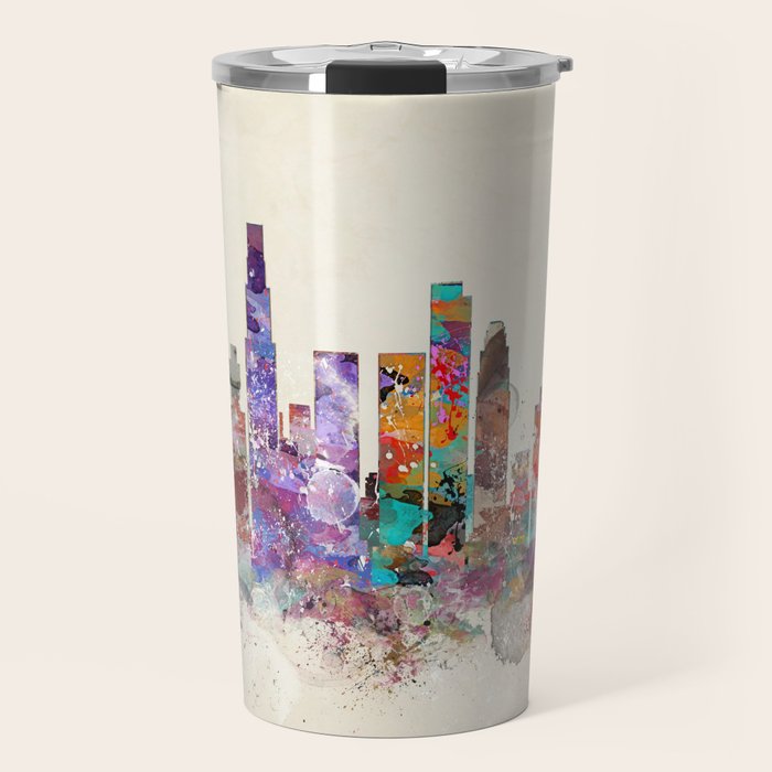 los angeles california skyline Travel Mug Gallery Image 1