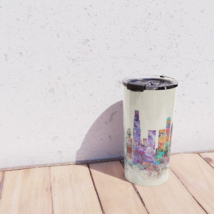 los angeles california skyline Travel Mug Gallery Image 4