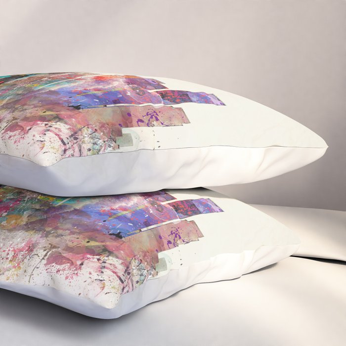 los angeles california skyline Pillow Sham Gallery Image 3