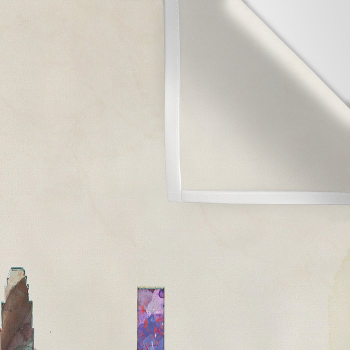 los angeles california skyline Wall Tapestry Gallery Image 3