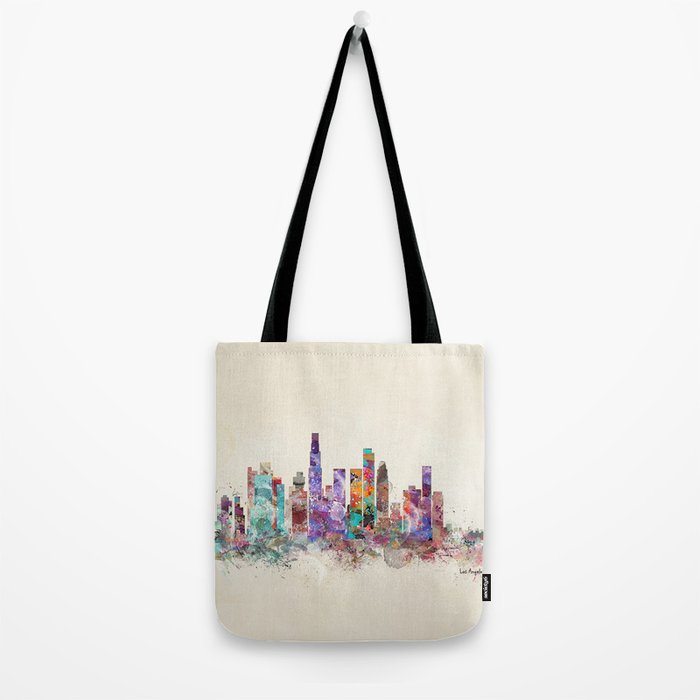 los angeles california skyline Tote Bag Gallery Image 2