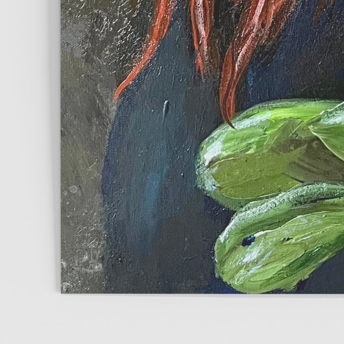 The Orchid Farmer Acrylic Painting Poster Gallery Image 3