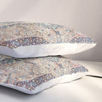 Haj Jalili Tabriz Persian Rug Print Pillow Sham Gallery Image 3