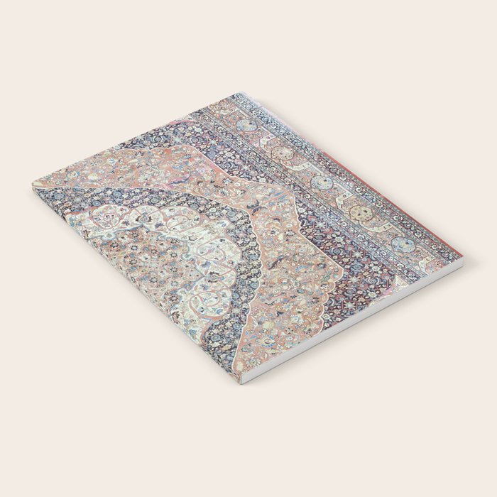 Haj Jalili Tabriz Persian Rug Print Notebook Gallery Image 2